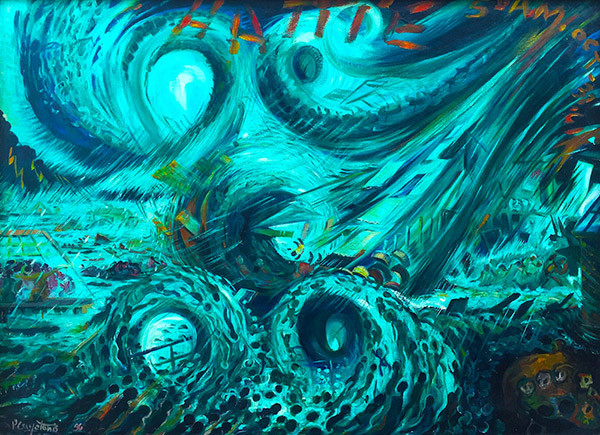 Hurricane Hattie Belize, by Delvin "Pen" Cayetano, 1996