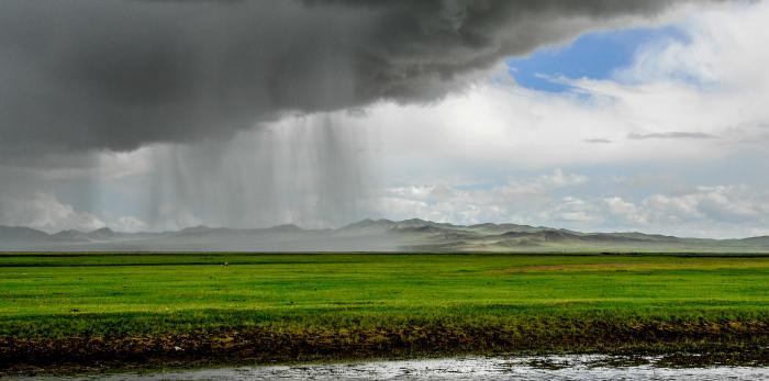 Heavy Rain over Mongolia